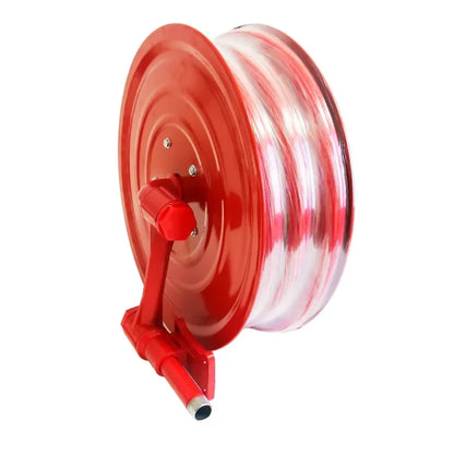 RIA Industriel Rouge Haute Pression – Dévidoir Tuyau 30 m, Raccord 1" ou 3/4", Feux Classe A & B