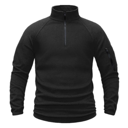 Pull Tactique Homme en Polaire - Sweat-shirt à Demi-Fermeture, Manches Longues, Veste Militaire, Vêtements de Randonnée, Camping, Pêche, Escalade BLACKBEARD OUTDOOR INDUSTRIES