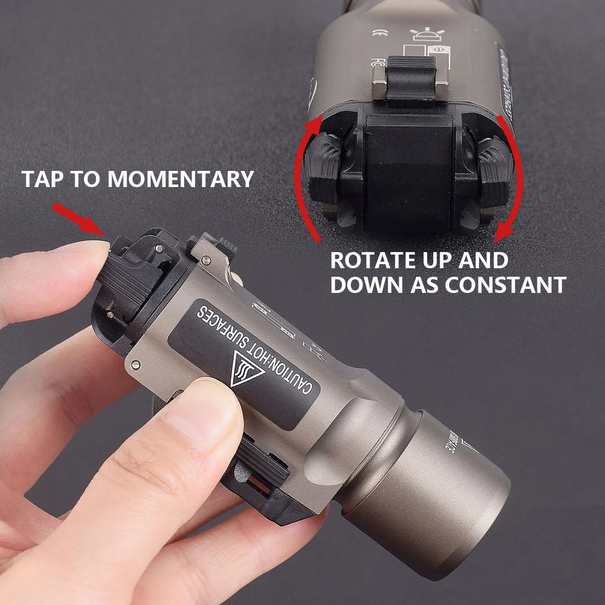 Lampe Tactique X300 Ultra / XH35 / X300V – LED Haute Puissance pour Rail 20mm - BLACKBEARD OUTDOOR INDUSTRIES