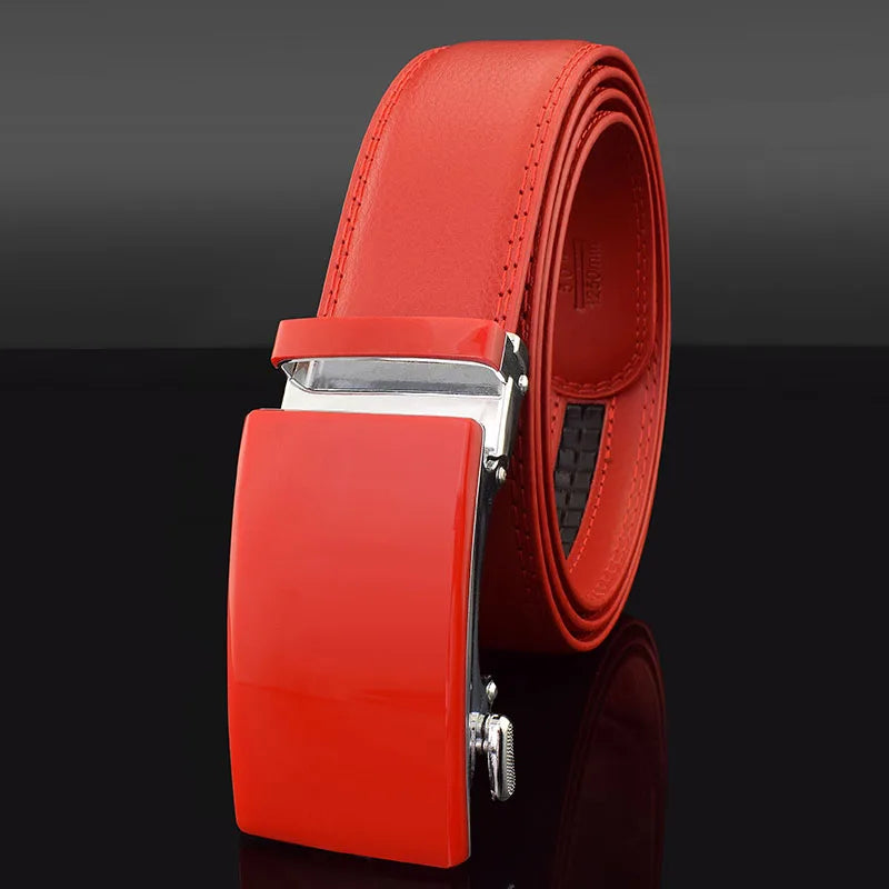 ceinture en cuir de vachette uni Ma boutique
