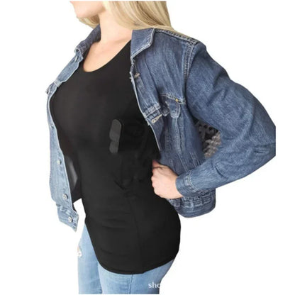 T-Shirt Holster de port discret – T-shirt tactique à compression avec étui intégré, ambidextre, unisexe - BLACKBEARD OUTDOOR INDUSTRIES