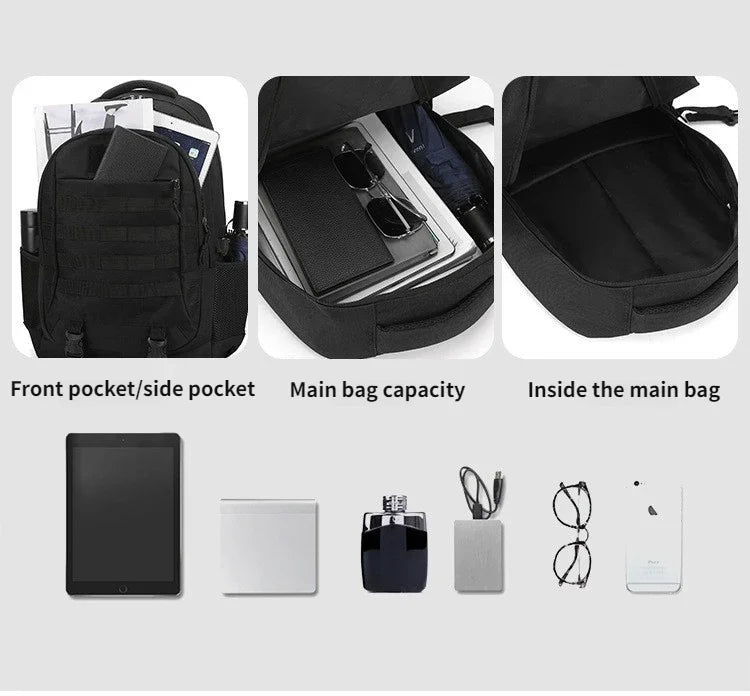 Sac à Dos de Voyage et Camping pour Homme – Grande Capacité, Nylon Résistant, Idéal Randonnée, Chasse et Trekking - BLACKBEARD OUTDOOR INDUSTRIES