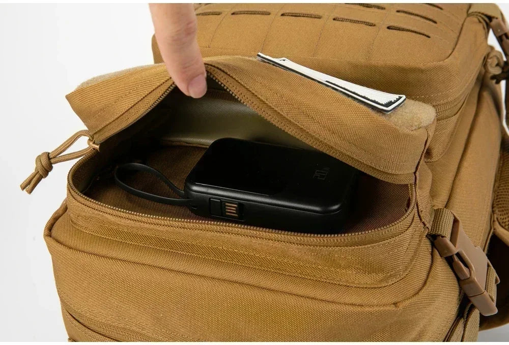 Sac à Dos Tactique Outdoor 25L/45L – Laser Cut MOLLE, Rucksack Polyvalent pour Homme et Femme - BLACKBEARD OUTDOOR INDUSTRIES