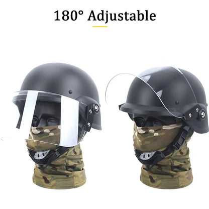 Casque tactique M88 avec visière et cagoule
