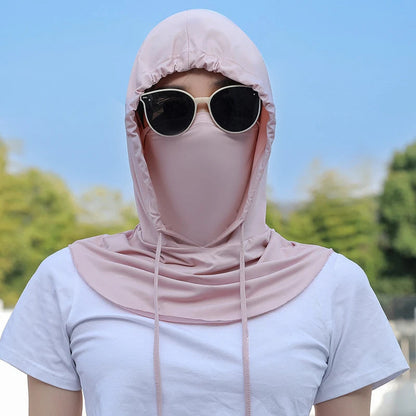 Balaclava Men Women Face Mask Sun/UV Protection Breathable Long Neck Covers Ma boutique