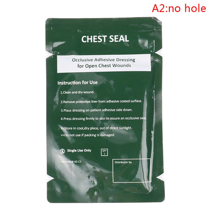 Pansement thoracique occlusif avec ou sans évent