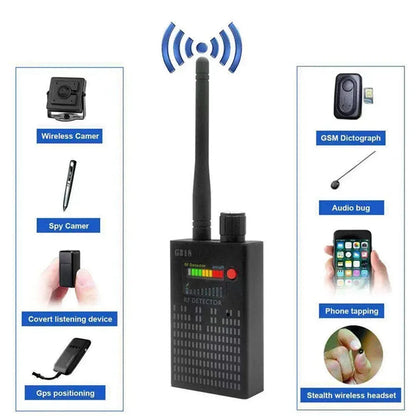 Détecteur RF Anti-Espion Polyvalent – Caméra Espion, GPS, Micro, Drone, Signal GSM 2G/3G/4G/5G Ma boutique