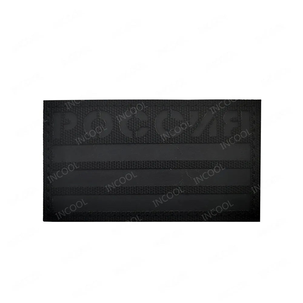 Patch Brodé Russie Soviétique – Bande Noire et Jaune Réfléchissante Infrarouge - BLACKBEARD OUTDOOR INDUSTRIES