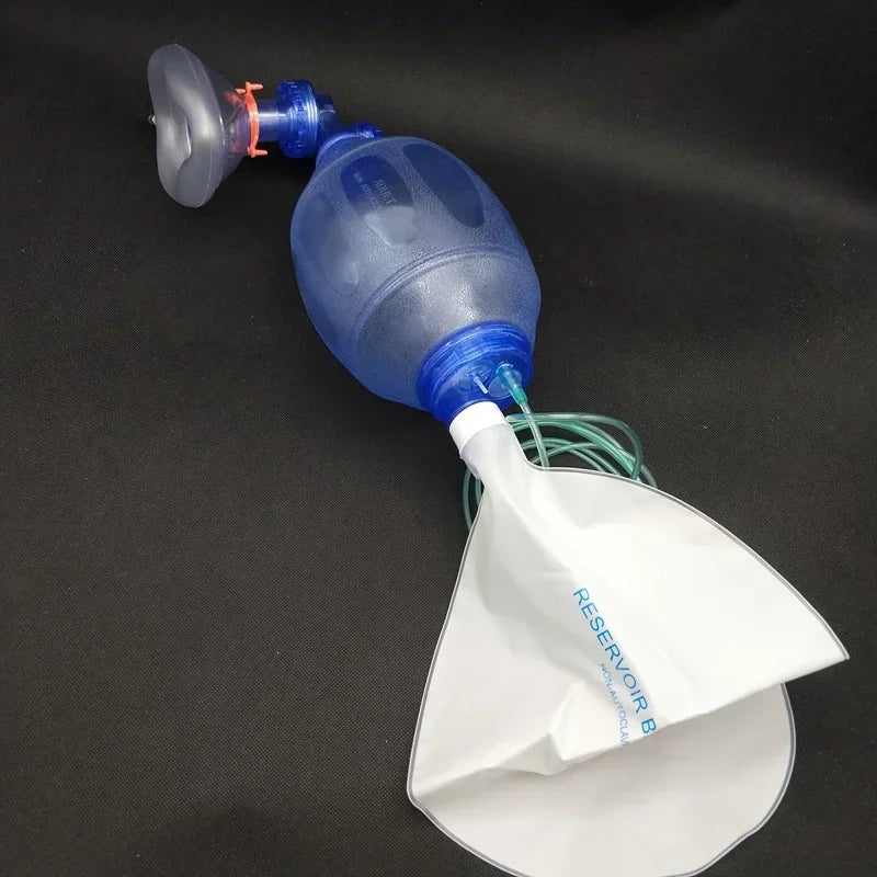 Kit de Réanimation Manuelle pour Enfant avec Masque Transparent et Sac PVC + Tuyau d'Oxygène et Sac de Réservoir - BLACKBEARD OUTDOOR INDUSTRIES