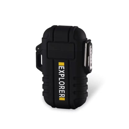 Briquet tempête électrique double arc, rechargeable USB ou gaz