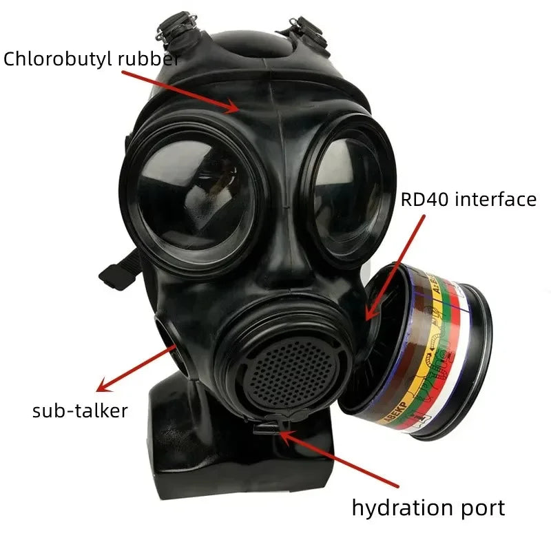 Masque Respirateur Plein Visage MF22 — Protection NBC Industrielle - BLACKBEARD OUTDOOR INDUSTRIES