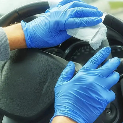 Gants Jetables en Nitrile Bleu – Étanches et Résistants - BLACKBEARD OUTDOOR INDUSTRIES