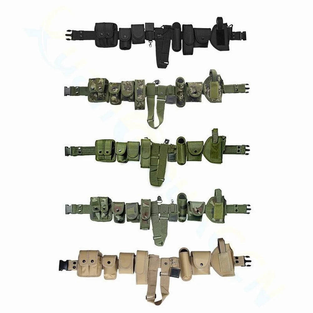 Ensemble Ceinture Tactique Modulaire + Sacoche Hip Pack Multi-Poches