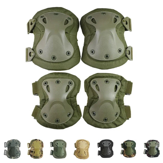 Genouillères et Coudières Tactiques Militaires – Protection Haute Performance pour Airsoft, Chasse, Sports et Entraînements - BLACKBEARD OUTDOOR INDUSTRIES