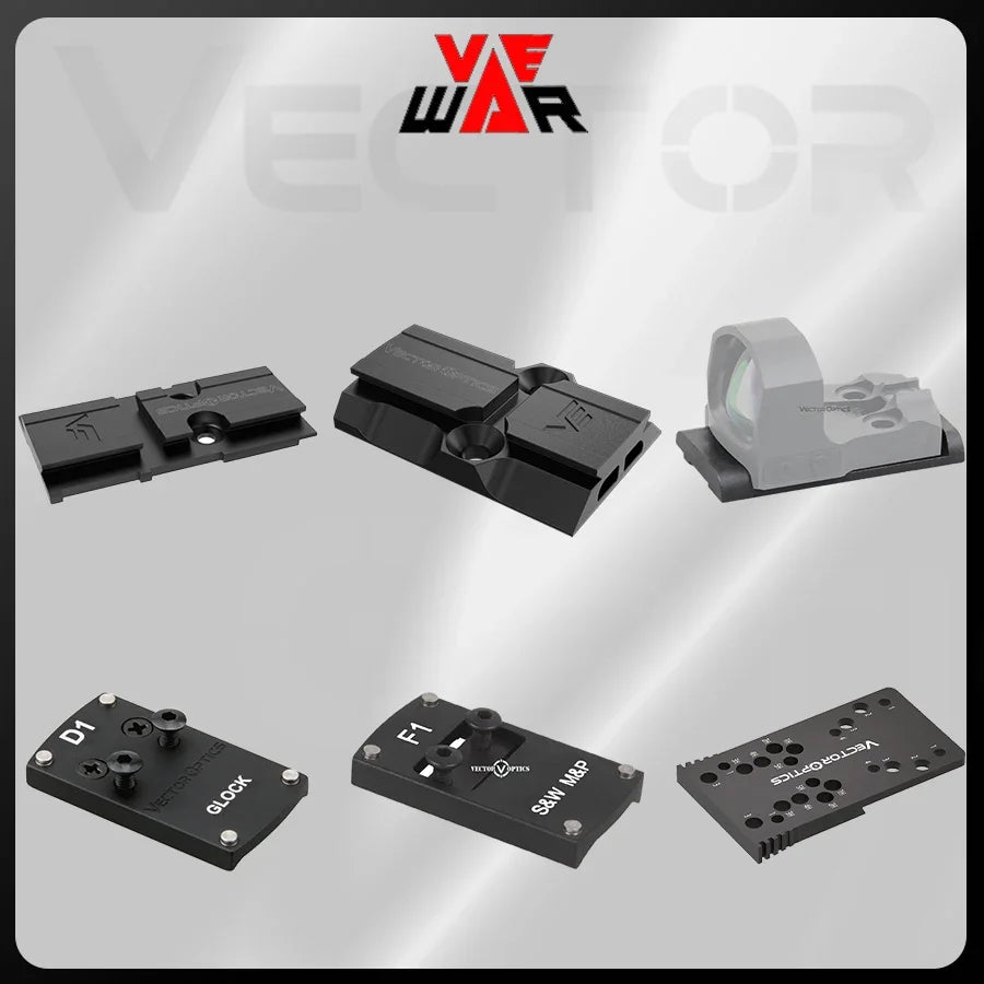 Adaptateur Universel pour Viseur Red Dot Airsoft M2/M4 – Montage sur Pistolet pour Accessoires Tactiques et de Chasse - BLACKBEARD OUTDOOR INDUSTRIES