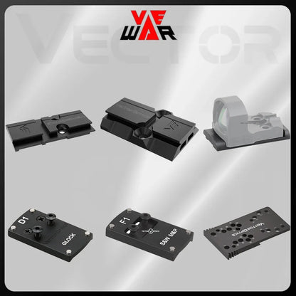 Adaptateur Universel pour Viseur Red Dot Airsoft M2/M4 – Montage sur Pistolet pour Accessoires Tactiques et de Chasse - BLACKBEARD OUTDOOR INDUSTRIES