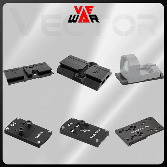 Adaptateur Universel pour Viseur Red Dot Airsoft M2/M4 – Montage sur Pistolet pour Accessoires Tactiques et de Chasse - BLACKBEARD OUTDOOR INDUSTRIES