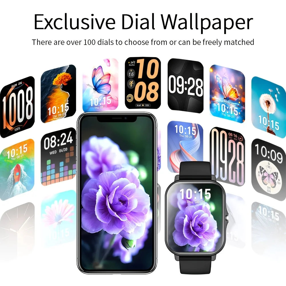Montre connectée appels Bluetooth avec podomètre