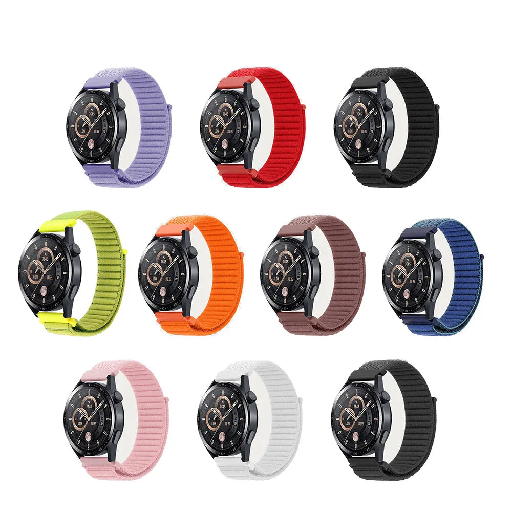 Bracelet en Nylon 20mm pour Garmin Vivoactive 5 - Bracelet de Remplacement Smart avec Libération Rapide pour Garmin Active 5/6 BLACKBEARD OUTDOOR INDUSTRIES