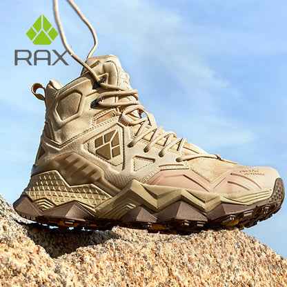 Boots de Randonnée Homme Imperméables en Cuir Véritable — Chasse, Escalade, Trekking Tactique