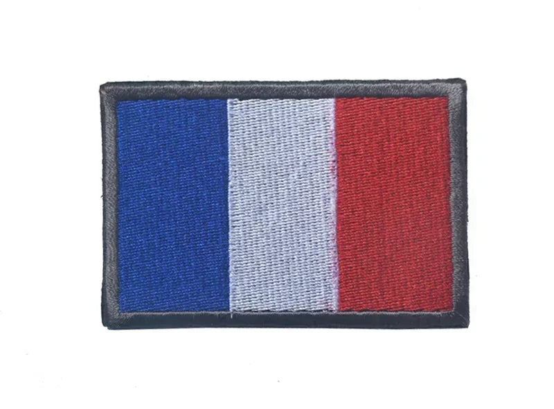 Patch Drapeau France IR Réfléchissant – Badge Tactique Brodé pour Casquette, Sac, Brassard - BLACKBEARD OUTDOOR INDUSTRIES
