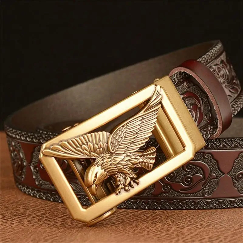 Ceinture en Cuir Véritable SupSindy - Luxe avec Boucle Métallique Ma boutique