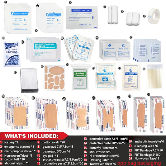 Kit de Premiers Secours Trauma – 135 Fournitures Médicales Complètes Ma boutique