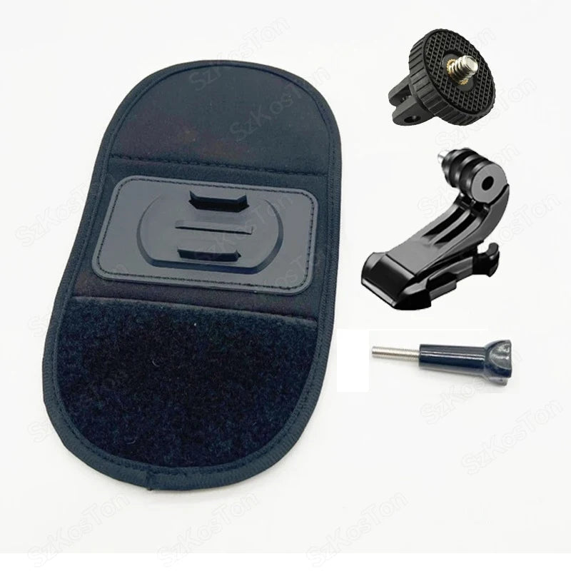 Support de Caméra 360° pour Bandoulière de Sac à Dos - Fixation pour GoPro, DJI Action, Insta360 et Plus BLACKBEARD OUTDOOR INDUSTRIES