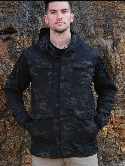 Veste Militaire Homme M65 – Tactique & Résistante | Coupe-Vent Imperméable avec Capuche – Style US/UK Army - BLACKBEARD OUTDOOR INDUSTRIES