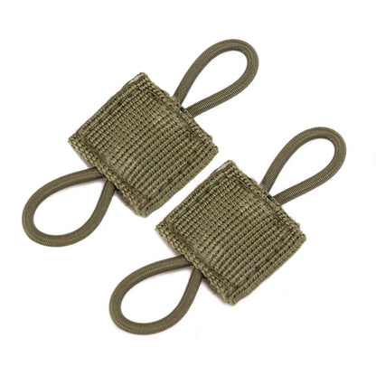 Lot de 2 Attaches Tactiques MOLLE – Fixation Élastique pour Câbles, Antennes, PTT et Accessoires - BLACKBEARD OUTDOOR INDUSTRIES