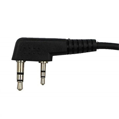 Casque Arceau Antibruit avec Micro Boom PTT – 2 Broches Compatible Baofeng, Kenwood, Sécurité