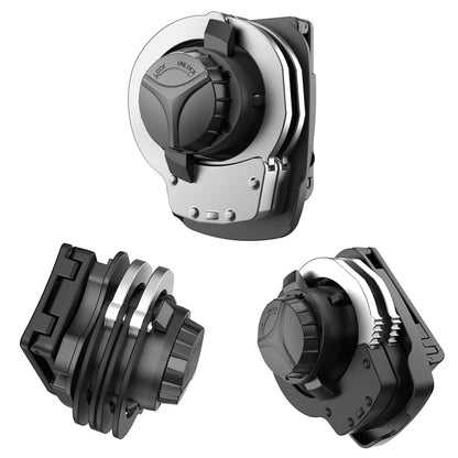 Porte-Menottes Universel Open Top Polymère – Verrou Sécurité + Clip Réglable 60° | S&W, ASP, CTS | 2 Types - BLACKBEARD OUTDOOR INDUSTRIES