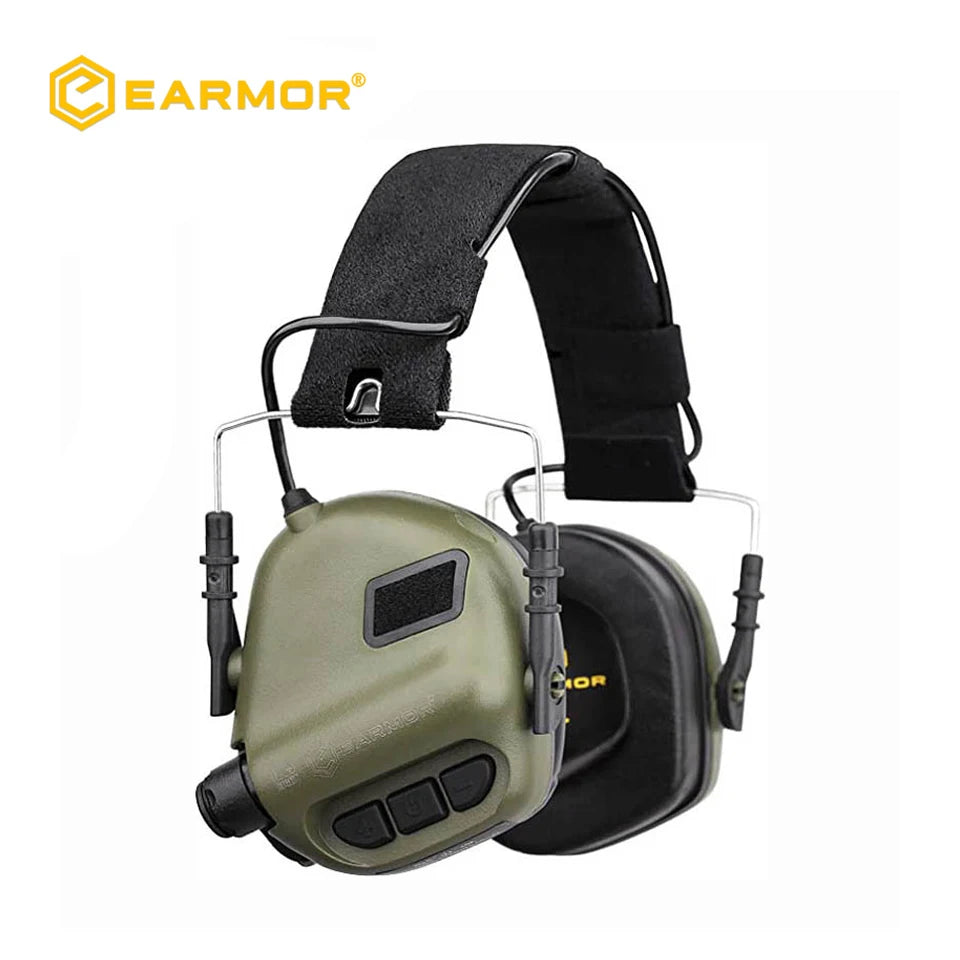 Earmor Original Tactical Headset M31 MOD4 - Casque de Protection Anti-Bruit Électronique pour Tir, Chasse et Environnement Bruyant BLACKBEARD OUTDOOR INDUSTRIES