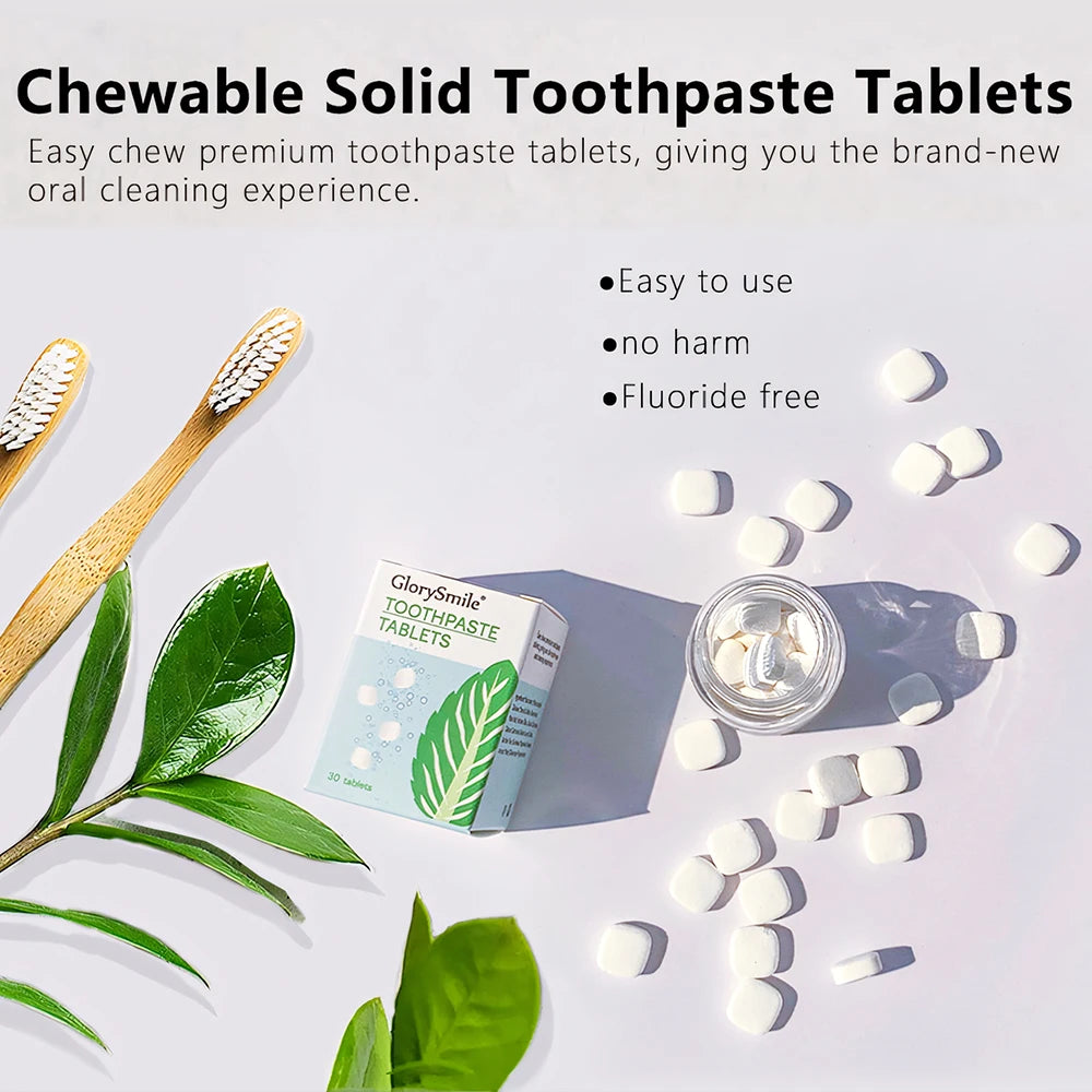 Tablettes de Dentifrice Naturel – Taille Voyage, Comprimés à Mâcher, Blanchiment Naturel, Fraîcheur de Souffle - BLACKBEARD OUTDOOR INDUSTRIES