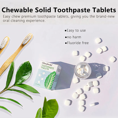 Tablettes de Dentifrice Naturel – Taille Voyage, Comprimés à Mâcher, Blanchiment Naturel, Fraîcheur de Souffle - BLACKBEARD OUTDOOR INDUSTRIES