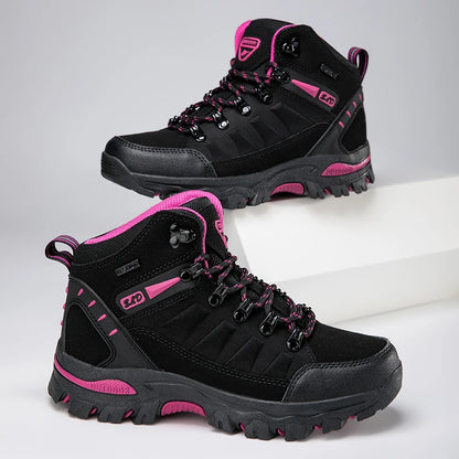 Chaussures Trekking Randonnée Femme Montantes – Tige Tissu Stretch, Semelle Caoutchouc, Doublure Mesh | Printemps Automne | 35 à 42 | 3 Coloris - BLACKBEARD OUTDOOR INDUSTRIES