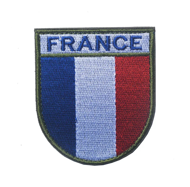 Patch Brodé Légion Étrangère France – Insigne Tactique Hook & Loop | +50 Modèles