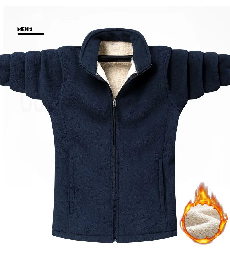 Veste Polaire Plus Size 9XL Hiver - Manteau Doublé Soft Shell pour Homme BLACKBEARD OUTDOOR INDUSTRIES