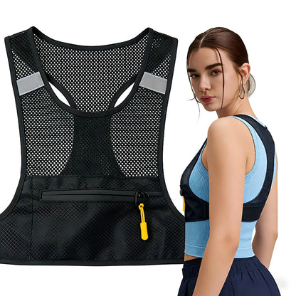 Sac de poitrine réfléchissant pour running, vélo et randonnée
