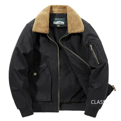 Veste Bomber Homme Hiver Chaude Parka Courte | Doublure Polaire | Coupe Slim | Taille jusqu’au 5XL - BLACKBEARD OUTDOOR INDUSTRIES