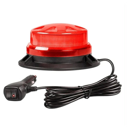 LED Feu Stroboscopique d'Urgence avec Base Magnétique - Lumière de Signalisation de Toit de Voiture (12V/24V) BLACKBEARD OUTDOOR INDUSTRIES