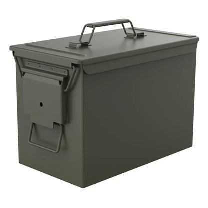 Boîte à munitions en acier multifonctionnelle étanche et sécurisée, boîte de stockage verrouillable pour valeurs et munitions, avec vis de verrouillage - BLACKBEARD OUTDOOR INDUSTRIES