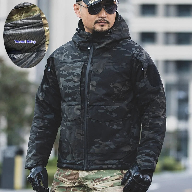 Veste M65 Tactique Chauffante pour Homme – Hiver, Coupe-Vent, Imperméable, Camouflage - BLACKBEARD OUTDOOR INDUSTRIES