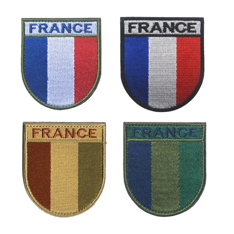 Patch Drapeau France IR Réfléchissant – Badge Tactique Brodé pour Casquette, Sac, Brassard - BLACKBEARD OUTDOOR INDUSTRIES