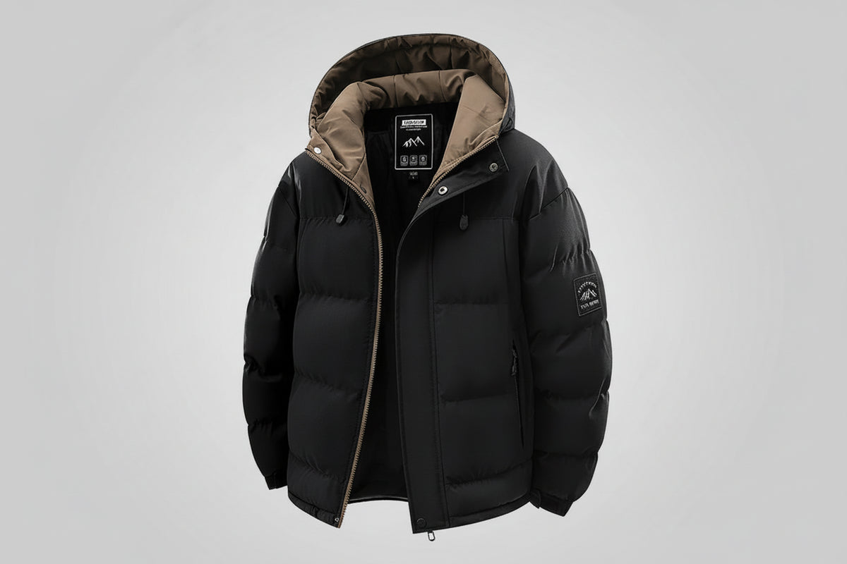 Veste homme à capuche imperméable et coupe-vent