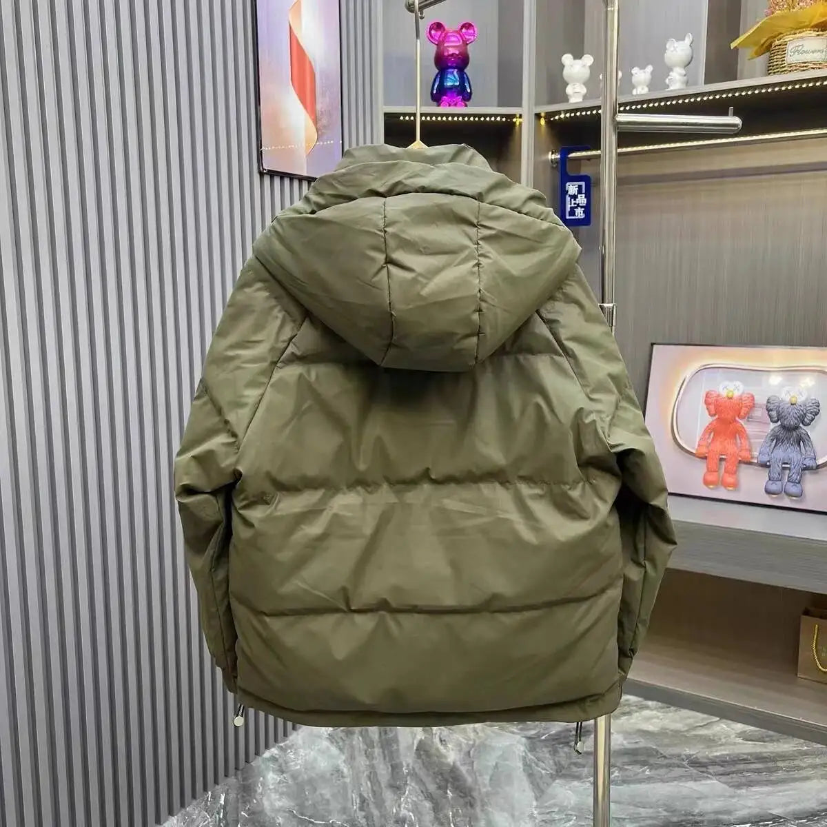 Fashion Men's Hooded Down Jacket Fall Winter Thick Warm Outdoor Windproof Sportwear Coats Male Disposable White Duck Down Jacket BLACKBEARD OUTDOOR INDUSTRIES