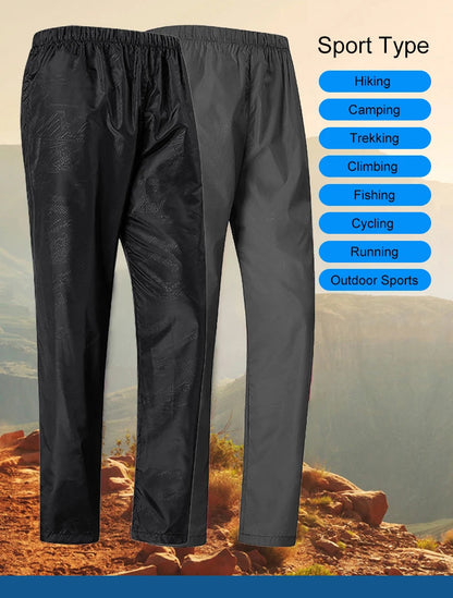 LNGXO Pantalons de Randonnée Imperméables Unisexe pour Hommes et Femmes - Pantalons de Camping, Escalade et Sports, Séchage Rapide, Protection UV, Léger BLACKBEARD OUTDOOR INDUSTRIES