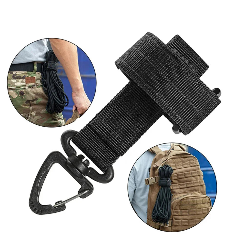 Mousqueton Tactique Canvas Clip Ceinture – Porte-Clés Militaire Outdoor, 3 Couleurs - BLACKBEARD OUTDOOR INDUSTRIES