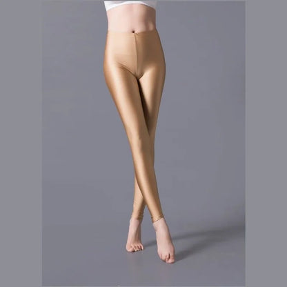 Leggings Skinny Élastiques Femme - Pantalon Crayon Slim Taille Plus, Brillant, Idéal pour Yoga et Activités Sportives - BLACKBEARD OUTDOOR INDUSTRIES