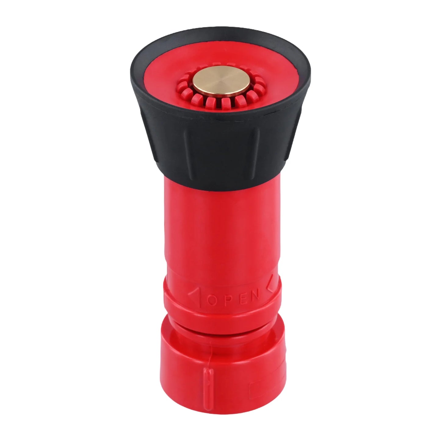 Tête de RIA Lance Incendie 1" NSTNH – Haute Pression, Thermoplastique, Rouge